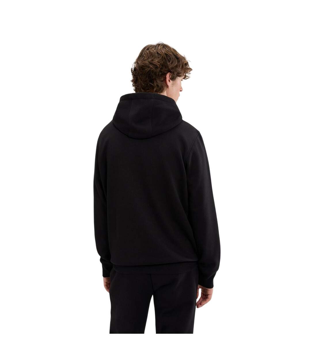 Mens Pershuta 2 Pullover Hoodie Black Ellesse-3