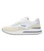 Mens Kurt Leather Running Trainers White Boss-2