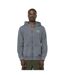 Sweat zippé à capuche homme terry en acid wash Cruz Vondutch-1