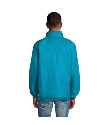 Unisex Adult Shift Windbreaker Aqua SOLS