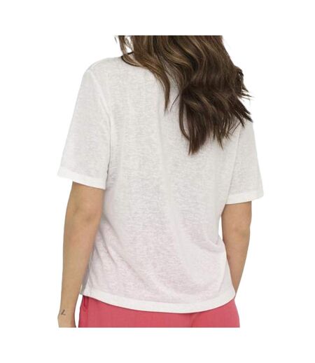 T-Shirt blanc femme jdy camille glitter
