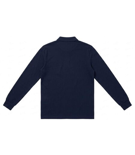 Polo Manches Longues Motif/style Côtelé Homme Bleu Saphir Foncé Timberland