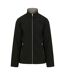 Regatta Mens Ascender Plain Double Layered Soft Shell Jacket (Black/Mineral Grey) - UTRG9964