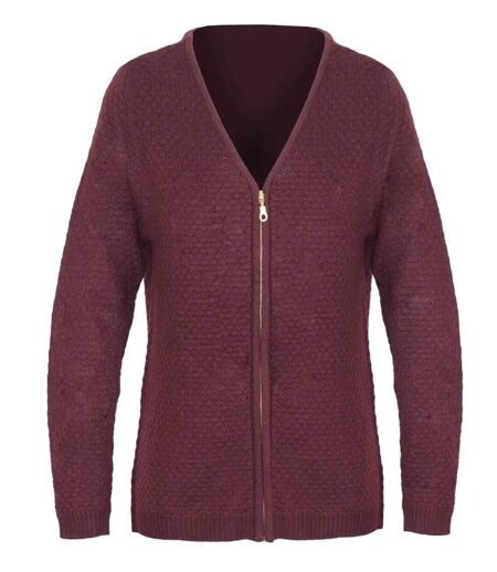 Cardigan Uni Femme Café (Réf. CAFE1)