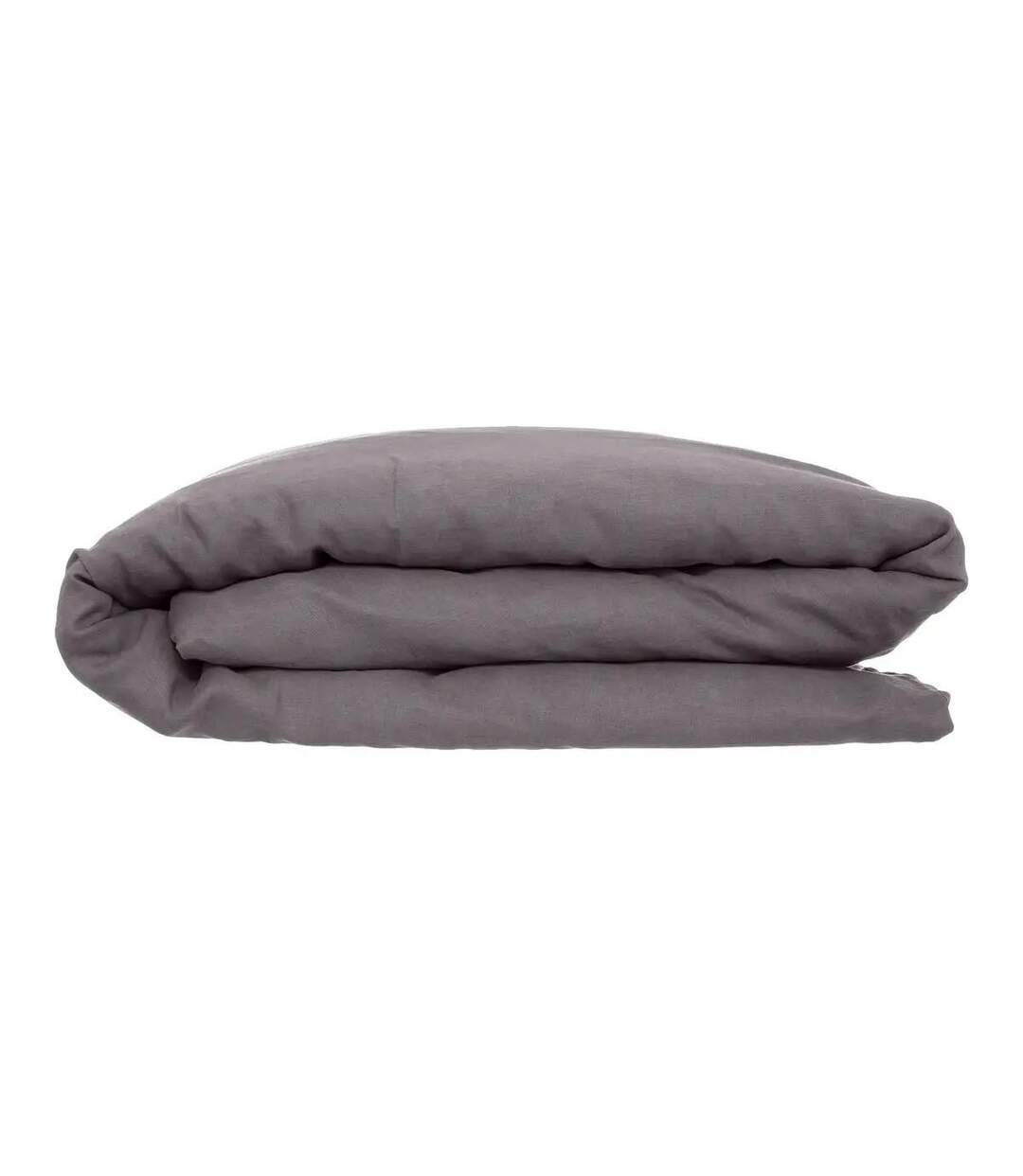 Housse de Couette Lin Adorable 260x240cm Gris Ardoise-2