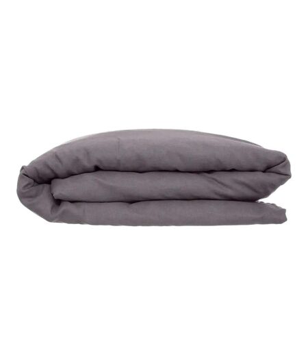 Housse de Couette Lin Adorable 260x240cm Gris Ardoise