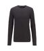 T-shirt Manches Longues Tempest Homme Noir Chiné Boss-1