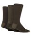 3 Pairs Mens Water Repellent Midweight Outdoor Socks for Hiking & Walking-1