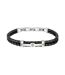 Mens Polished Braided Bracelet One Size Light Maserati-1