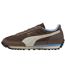 Womens/ladies Easy Rider Suede Trainers Brown Blue Puma-2