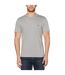 Mens Pin Point Organic Cotton T-shirt Grey Original Penguin-1