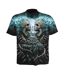 T-shirt flaming spine adulte noir Spiral Direct-1