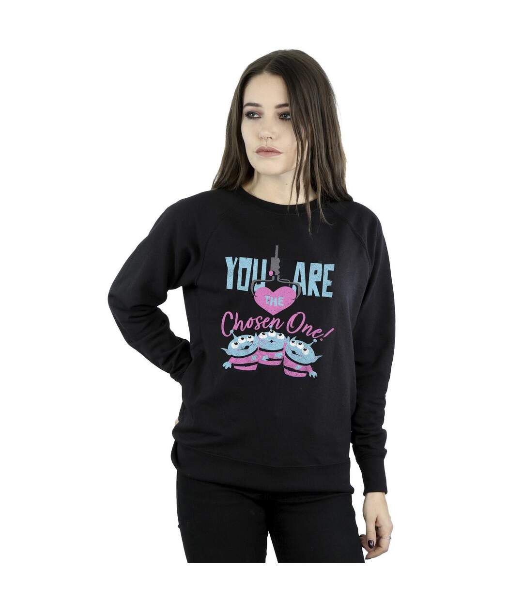 Disney Sweatshirt Womens/Ladies Toy Story You Are The Chosen One (Noir) - UTBI42240-2