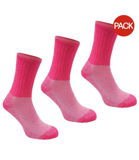 Lot De 3  Chaussettes Pour Bottes Femme Rose Karrimor