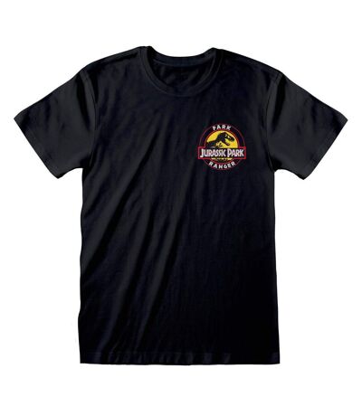 Jurassic Park Unisex Adult Park Ranger T-Shirt (Black) - UTHE477