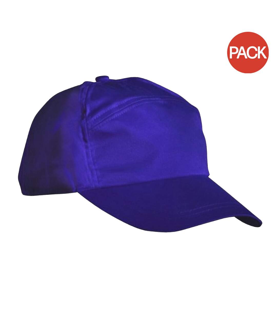 Lot de 2  casquettes unies adulte bleu marine Result-1