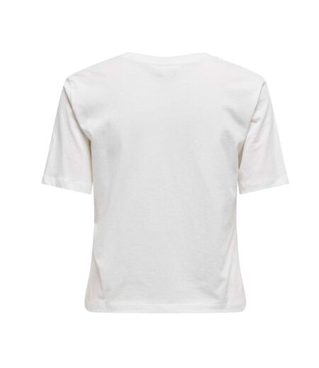 T-shirt blanc femme jdy rex 15352294 - l
