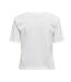 T-shirt blanc femme jdy rex 15352294 - l-2