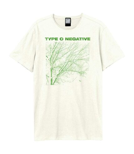 T-shirt tree adulte blanc Amplified