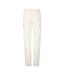 Womens/ladies Logo Ribbed Cuff Joggers Pebble DKNY-2