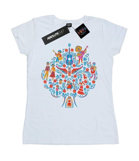 Disney - T-shirt COCO TREE PATTERN - Femme (Blanc) - UTBI14325