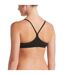 Womens/ladies Logo Racerback Bikini Top Black Nike-2