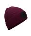Bonnet Fashion Bordeaux Noir Beechfield-2