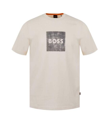 Mens Box Logo T-shirt White Boss