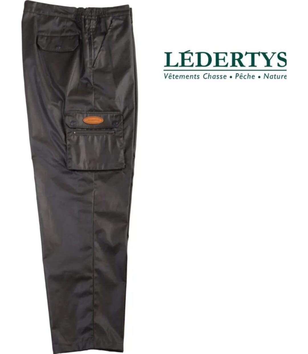 LEDERTYS LY0405 — Pantalon de chasse vert : l'imperméabilité absolue face aux intempéries-4