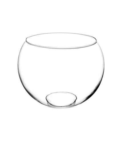 Vase en Verre Boule 30cm Transparent
