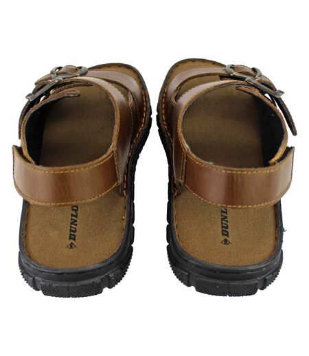 Dunlop - Sandales d'été en cuir pour homme idéales pour la plage et la marche