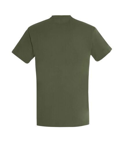 SOLS Mens Imperial Heavyweight Short Sleeve T-Shirt (Army) - UTPC290