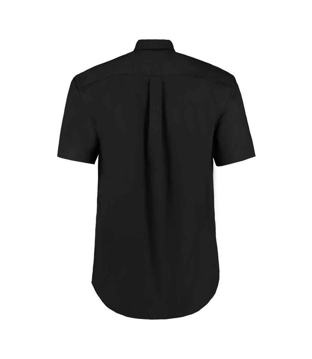 Chemise Manches Courtes Premium Homme Noir Kustom Kit-2