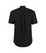 Chemise Manches Courtes Premium Homme Noir Kustom Kit-2