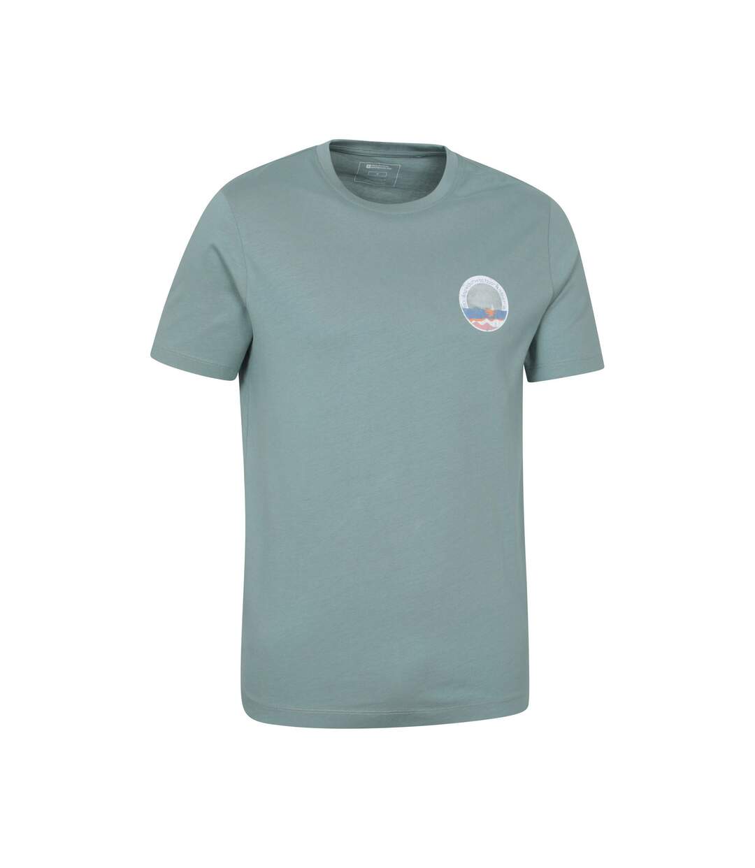 Mens bournemouth short-sleeved t-shirt pale green Mountain Warehouse-4