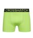 Pack of 3  Mens highlighter boxer shorts  green/red Crosshatch-4