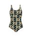 Womens/ladies Orla Kiely Giant Square Flower One Piece Swimsuit Monochrome Regatta-2