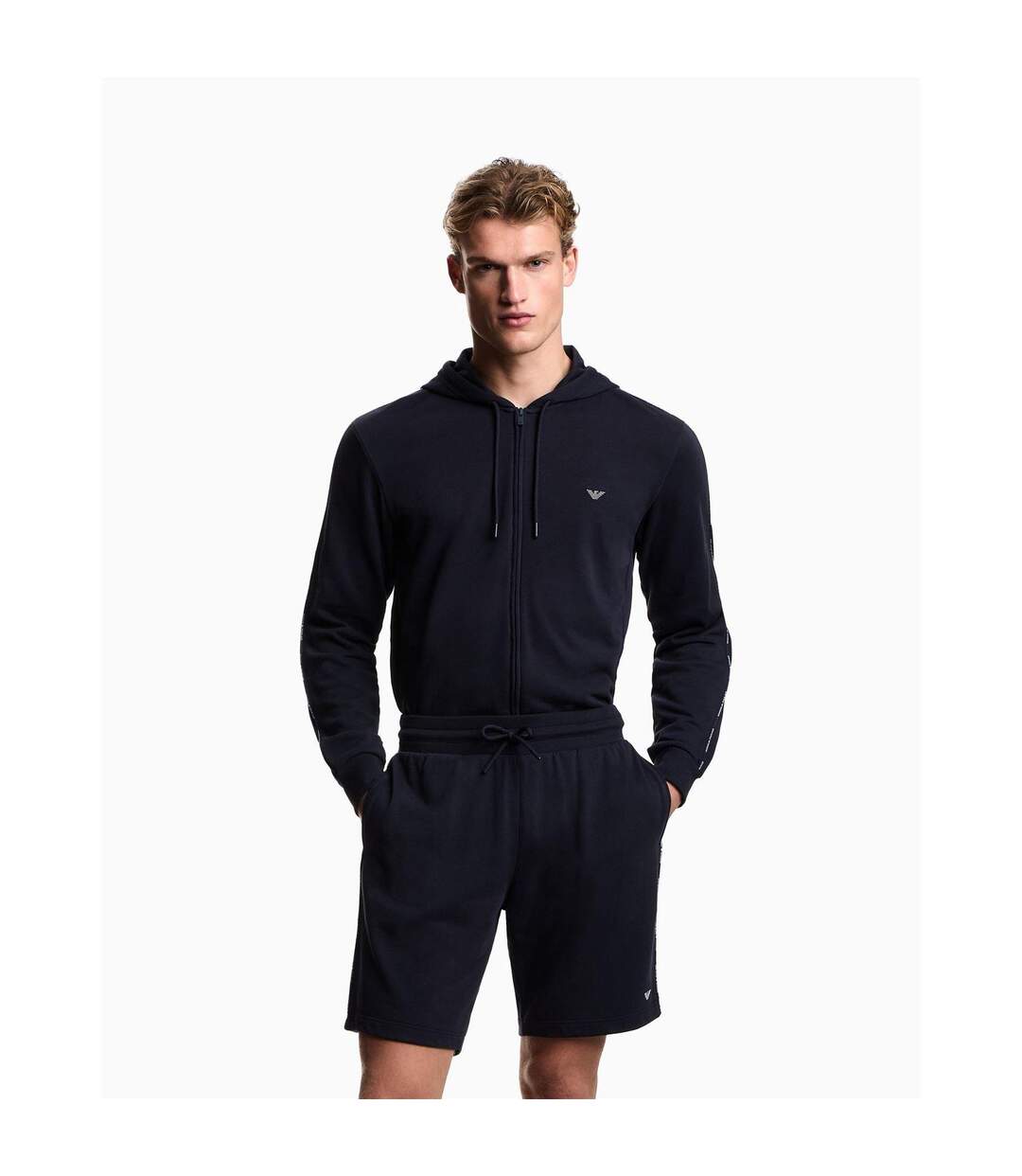 Mens Tapered Shorts Navy Emporio Armani EA7-2
