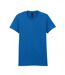 Womens/ladies Softstyle Plain Midweight T-shirt Royal Blue Gildan-1