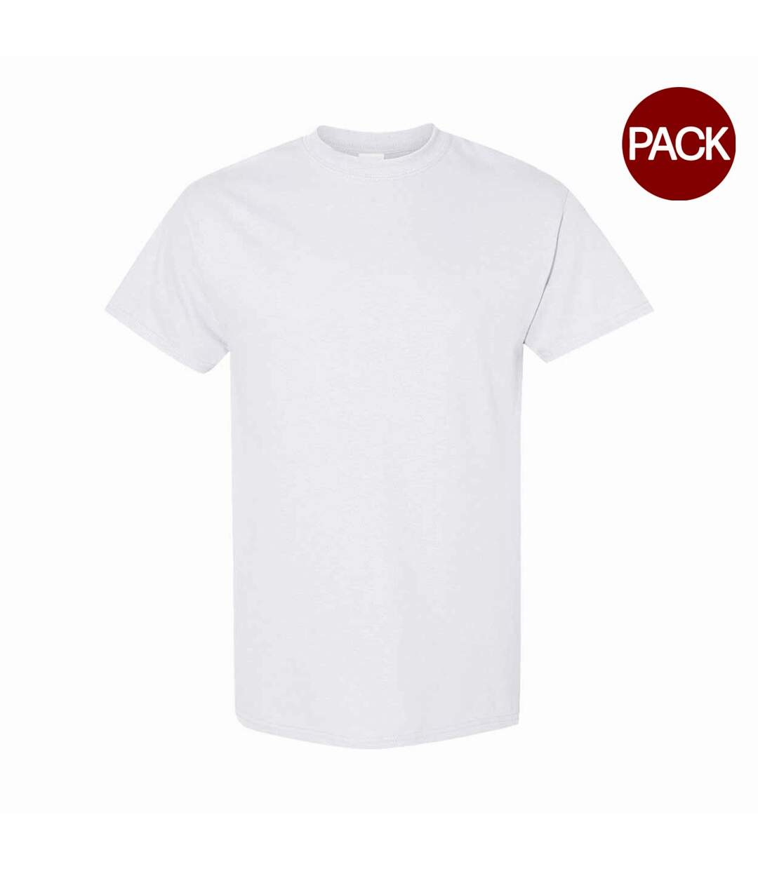 Gildan – Lot de 5 T-shirts manches courtes - Hommes (Blanc) - UTBC4807