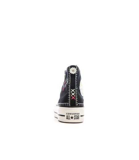 Baskets noires femme converse all star lift crafted