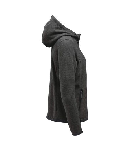 Stormtech Womens/Ladies Medusa Fleece Full Zip Hoodie (Charcoal)