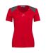 T-shirt Club Tech Femme Rouge Head-1