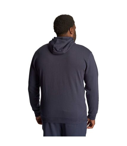 Mens plus full zip hoodie navy Lyle & Scott