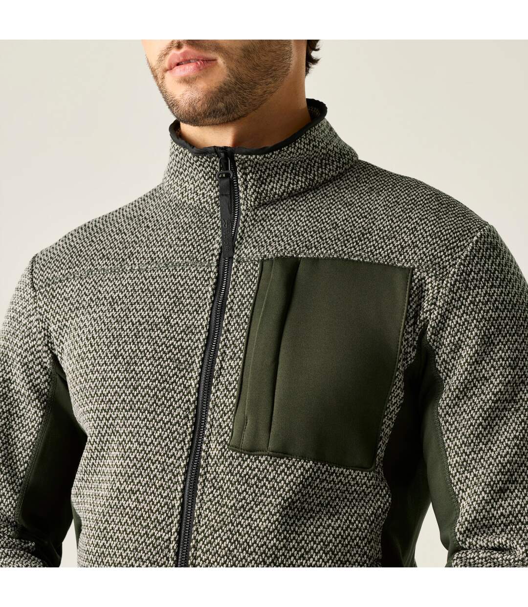 Veste Polaire Salgado Homme Kaki Foncé Regatta-4