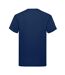 Mens original heather t-shirt navy Fruit of the Loom