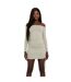 Robe Courte Motif/style Ruché Femme Vert De Gris Clair Missy Empire-1