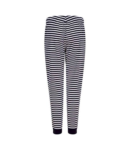 Pantalon de détente femme bleu marine / blanc SF