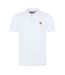 Polo Uni Manches Courtes En Coton Bio Homme Blanc Lyle & Scott-3