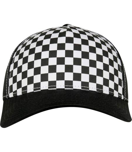 Casquette trucker flexfit noir / blanc Yupoong